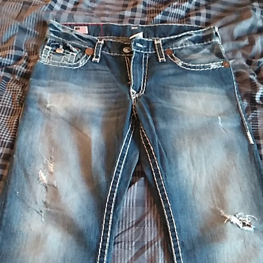 True Religion Mens Billy Super T 34×34